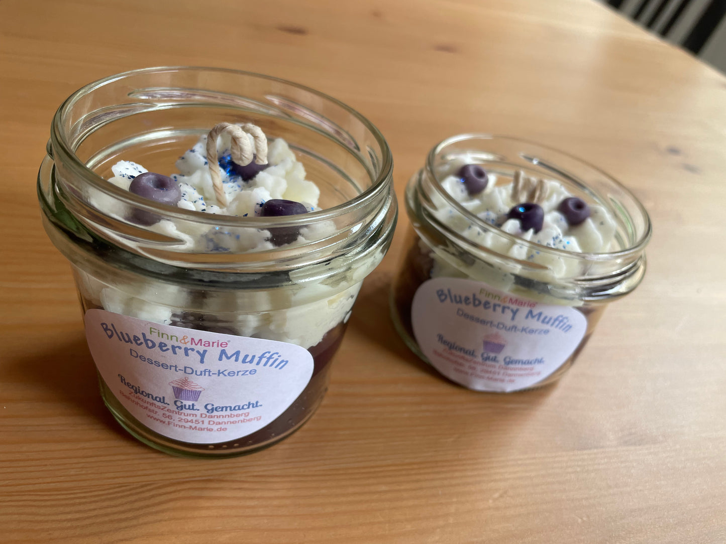Dessert Duft-Kerze blueberry muffin
