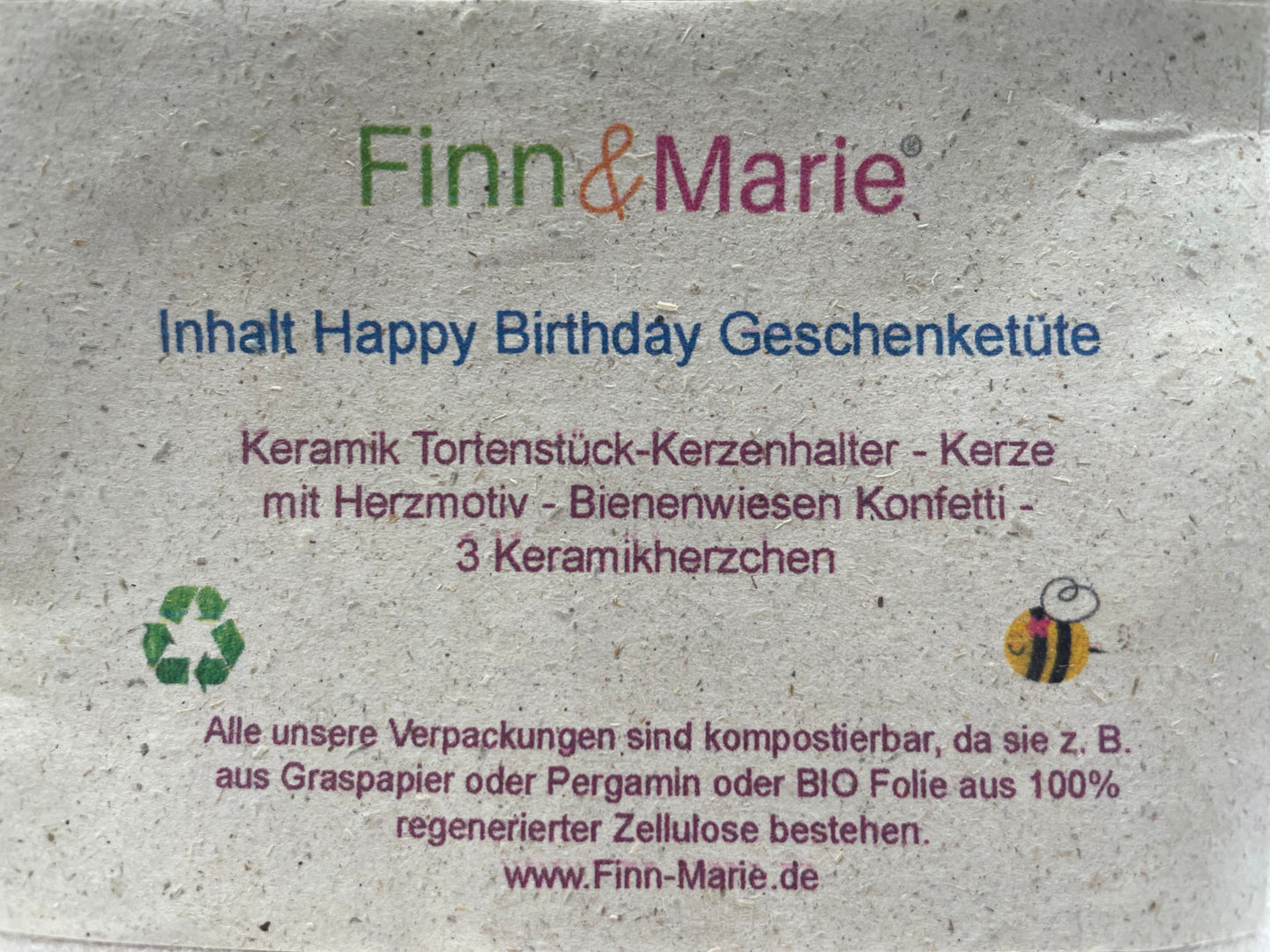 Happy Birthday Geschenketüte