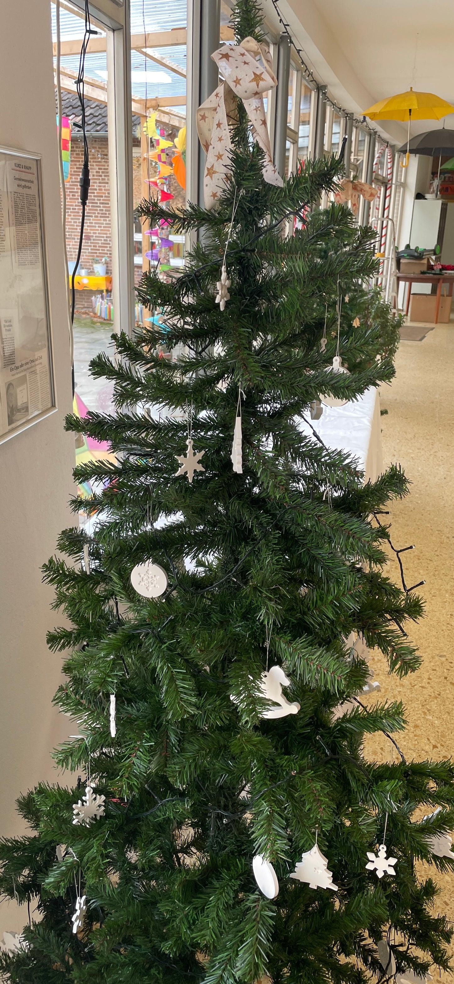 Weihnachtsbaumdeko Keramikanhänger