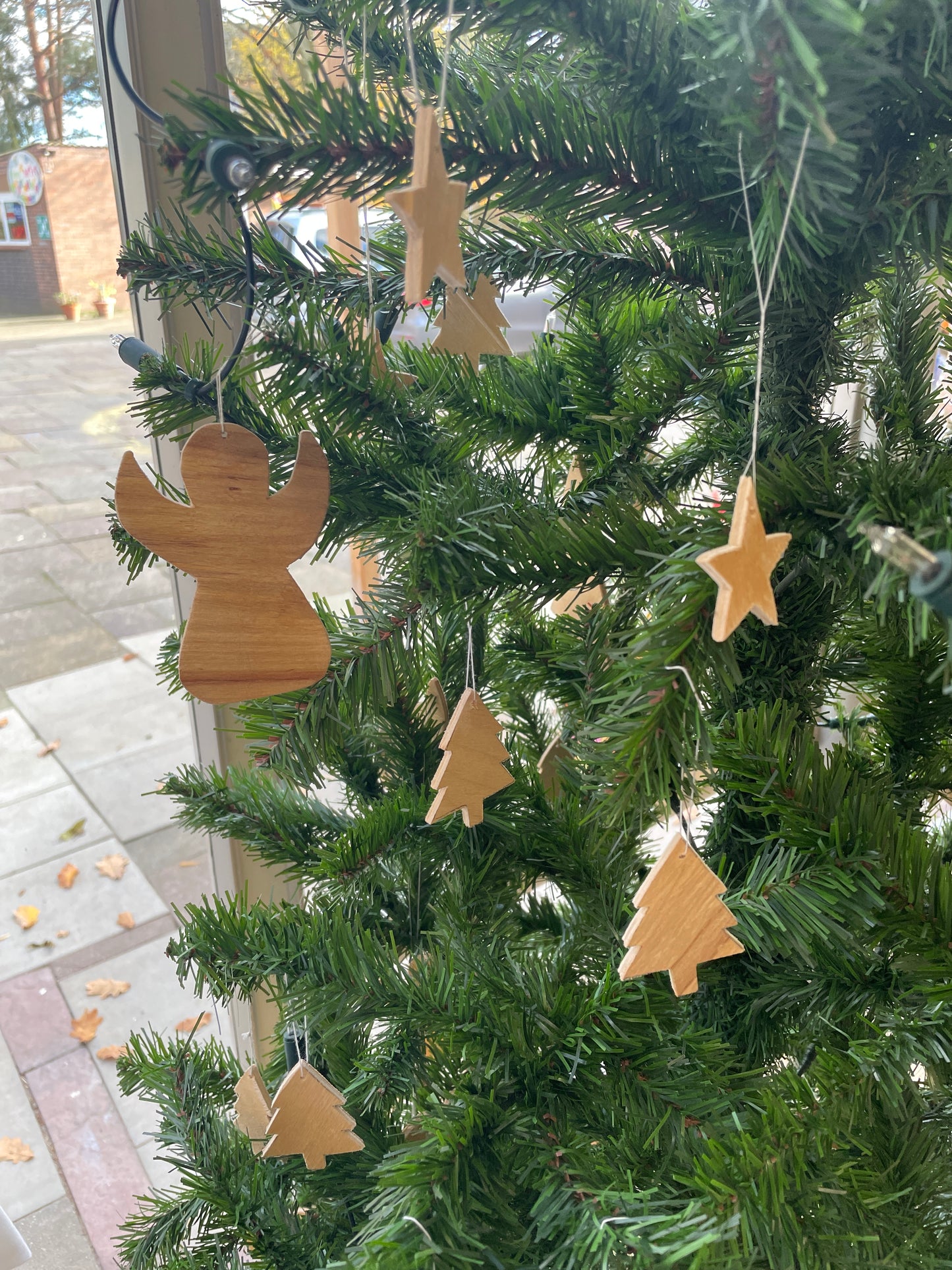 Weihnachtsbaumdeko Holzanhänger