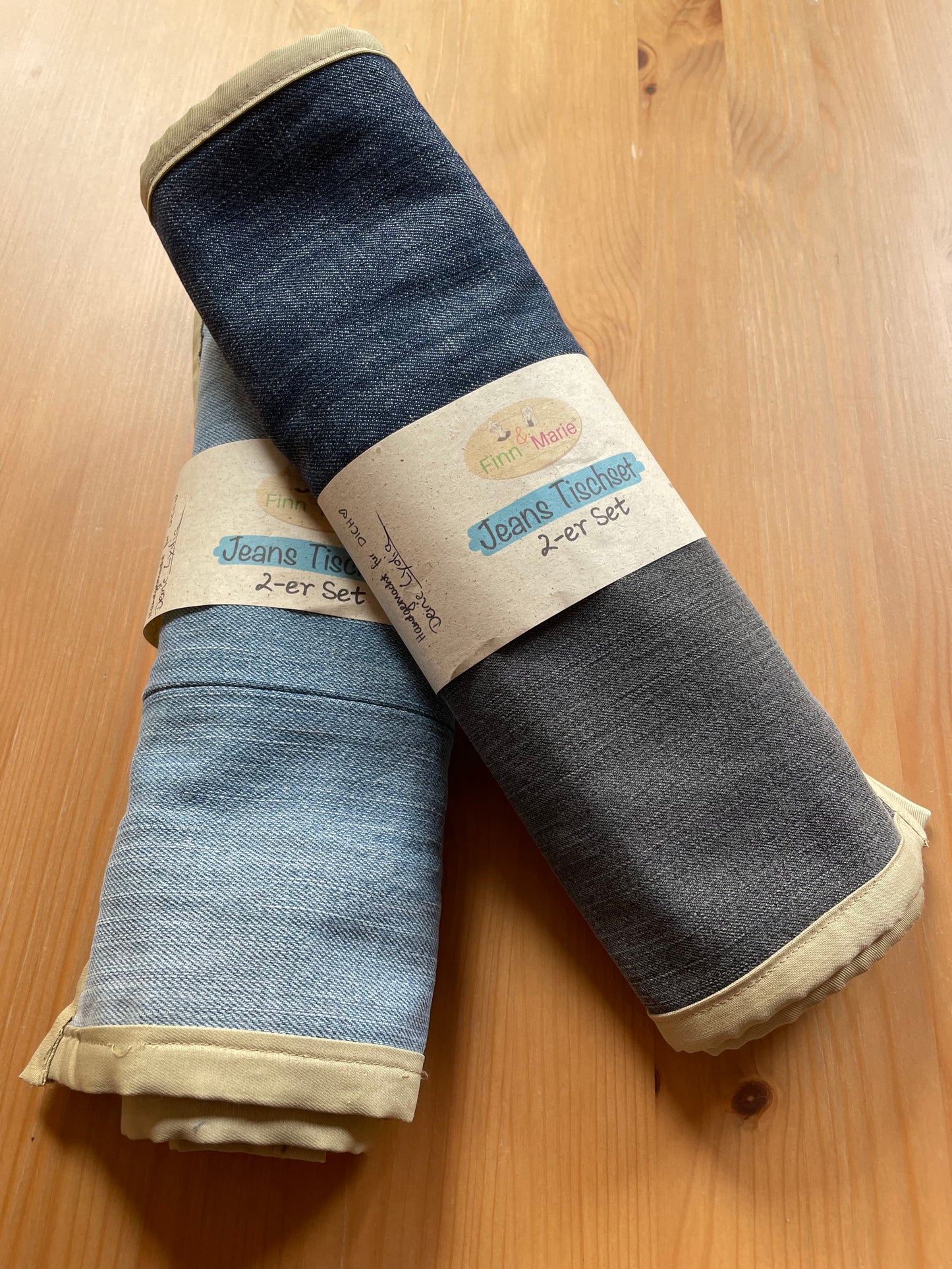 Jeans Tischset - 2er Set