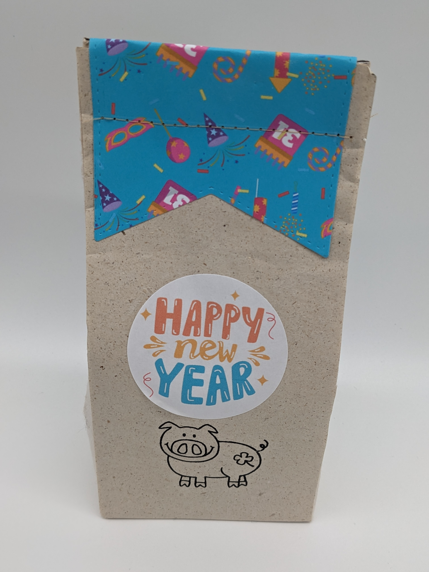 Happy New Year - Geschenketüte
