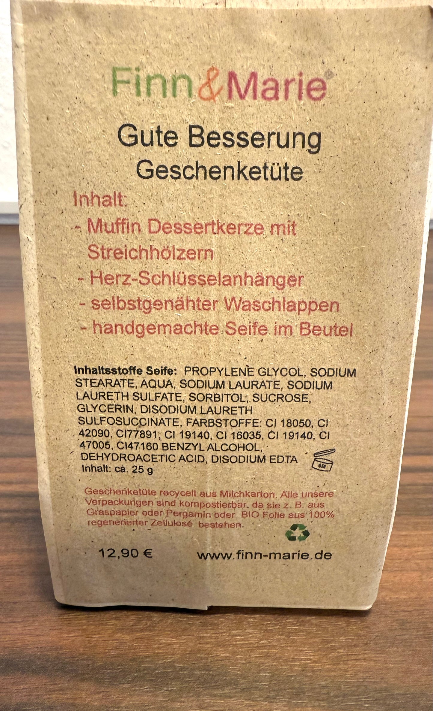Gute Besserung Geschenketüte