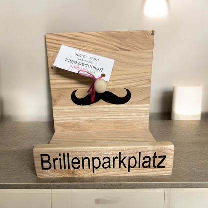 Brillenparkplatz aus Holz