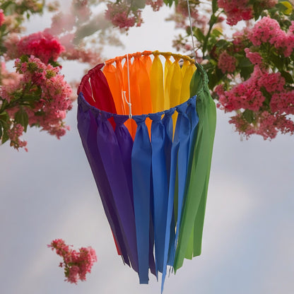 Windspiel Regenbogengirlande, Gartendekoration